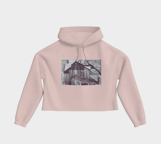 Cropped pullover hoodie Downtown Denver