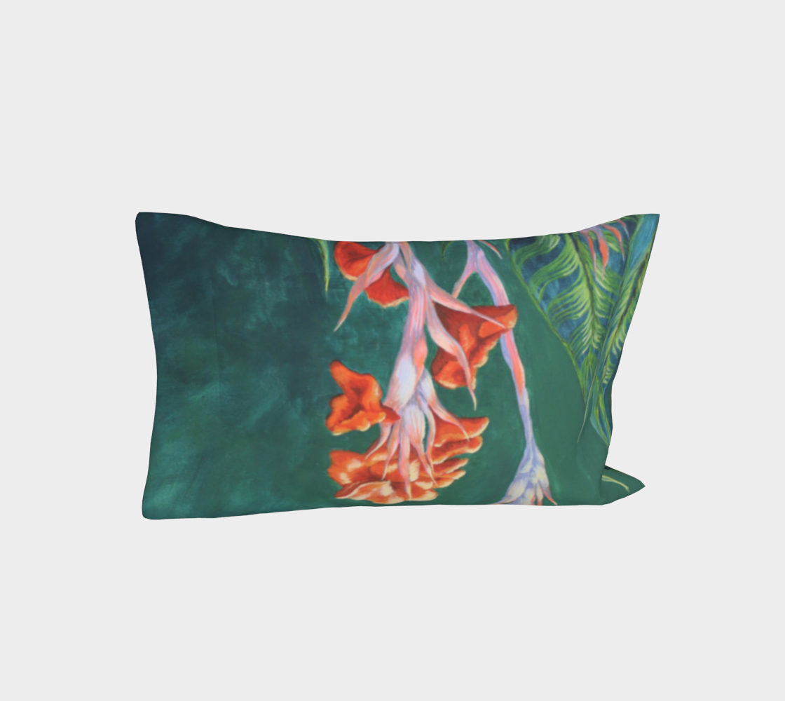 Bed Pillow Sleeve Bali Flowers