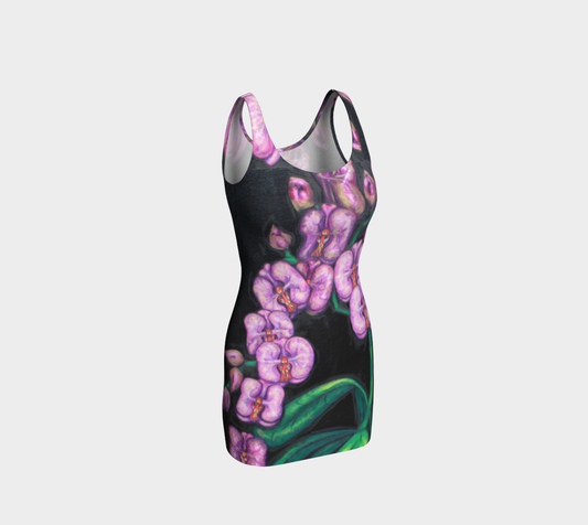 Bodycon Dress Orchids