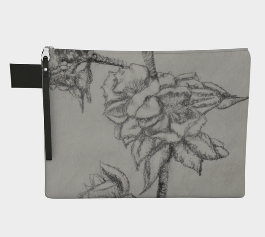 Zipper Carry-all Apple Blossoms