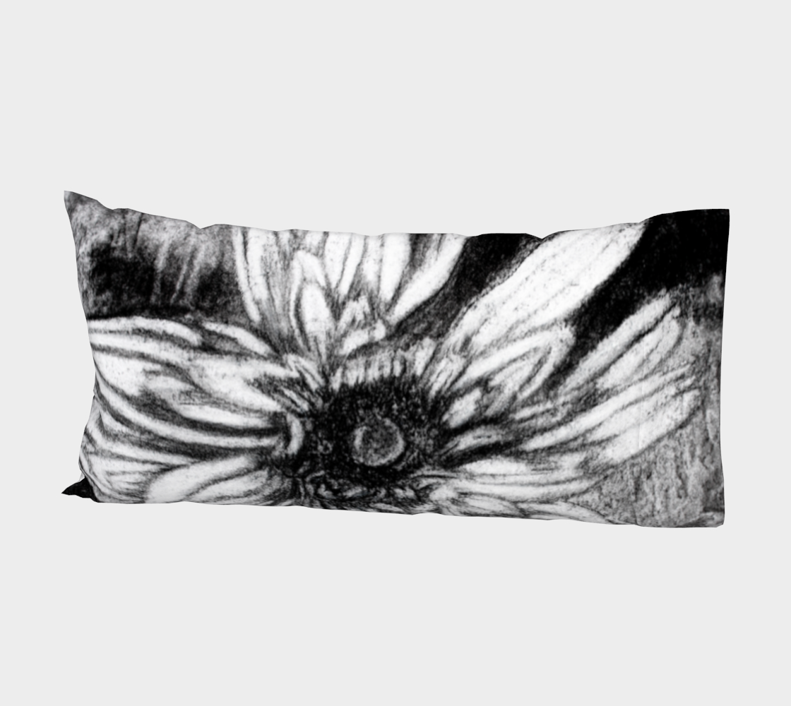 Bed Pillow Sleeve Dahlia Flower