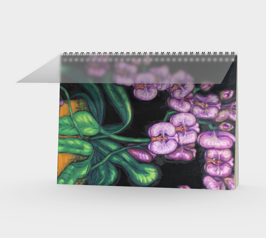 Spiral Notebook Orchids