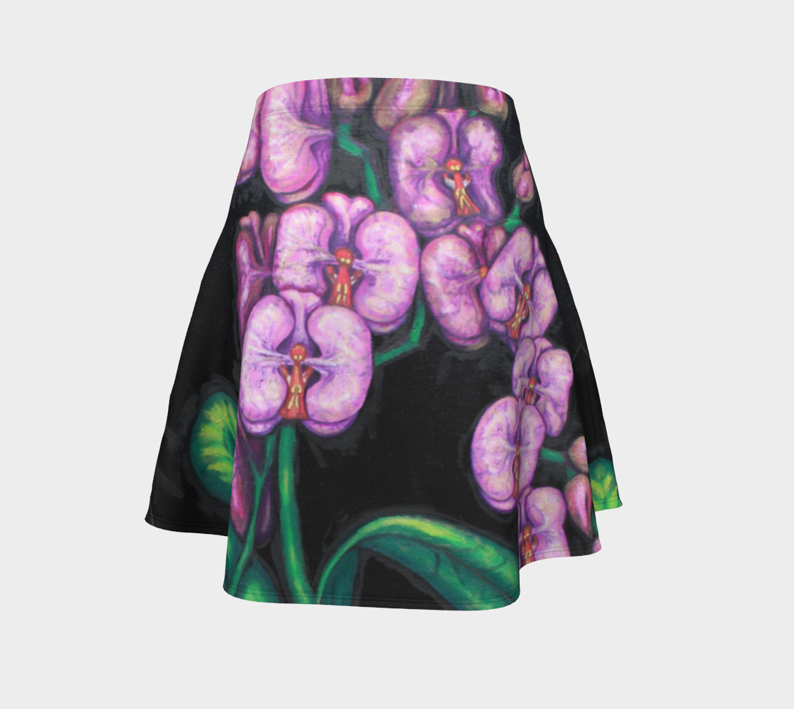 Flare Skirt Orchids