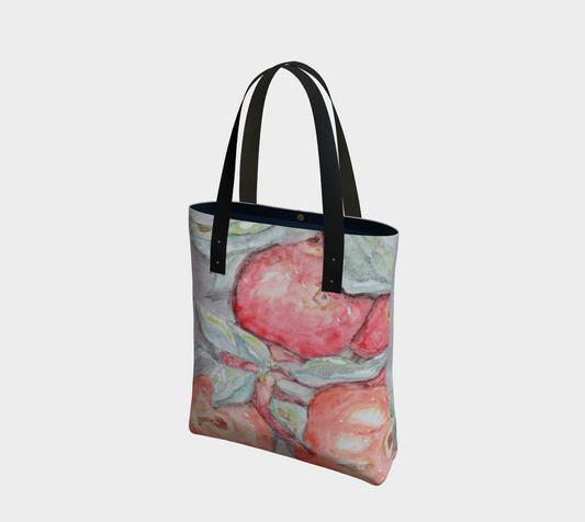 Tote Bag Watercolor Apples
