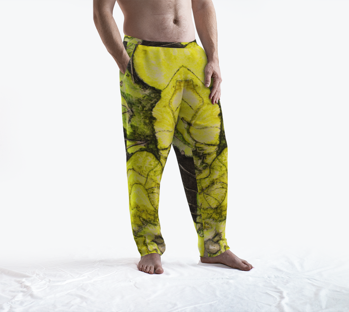 Lounge Pants Yellow Cactus Grisaille