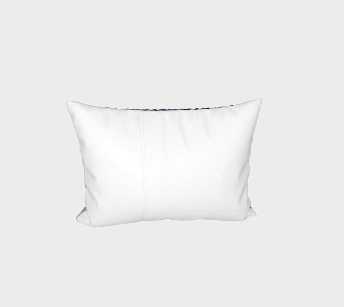 Bed Pillow Sham Purple Aster Flower pillow Sham