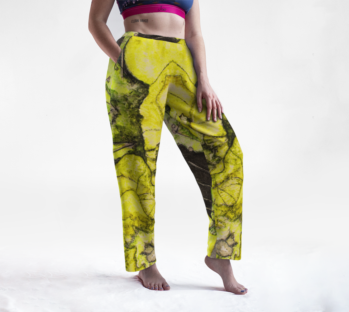 Lounge Pants Yellow Cactus Grisaille