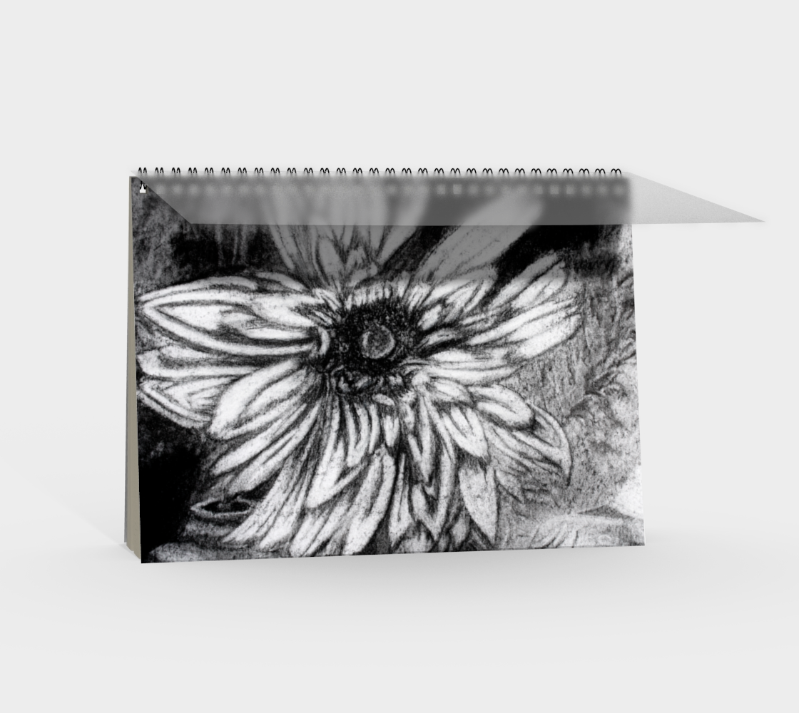 Spiral Notebook Dahlia