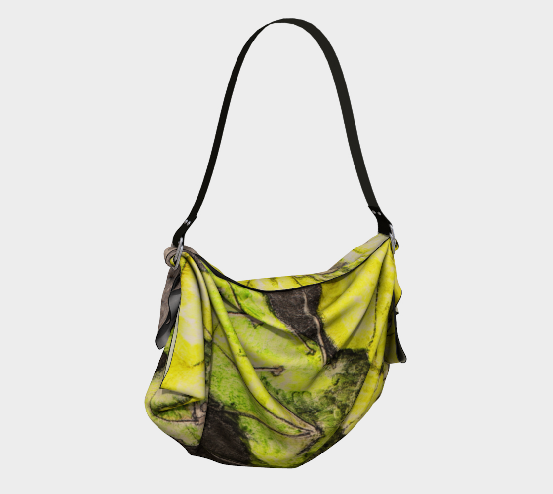 Origami Tote Yellow Cactus Grisaille