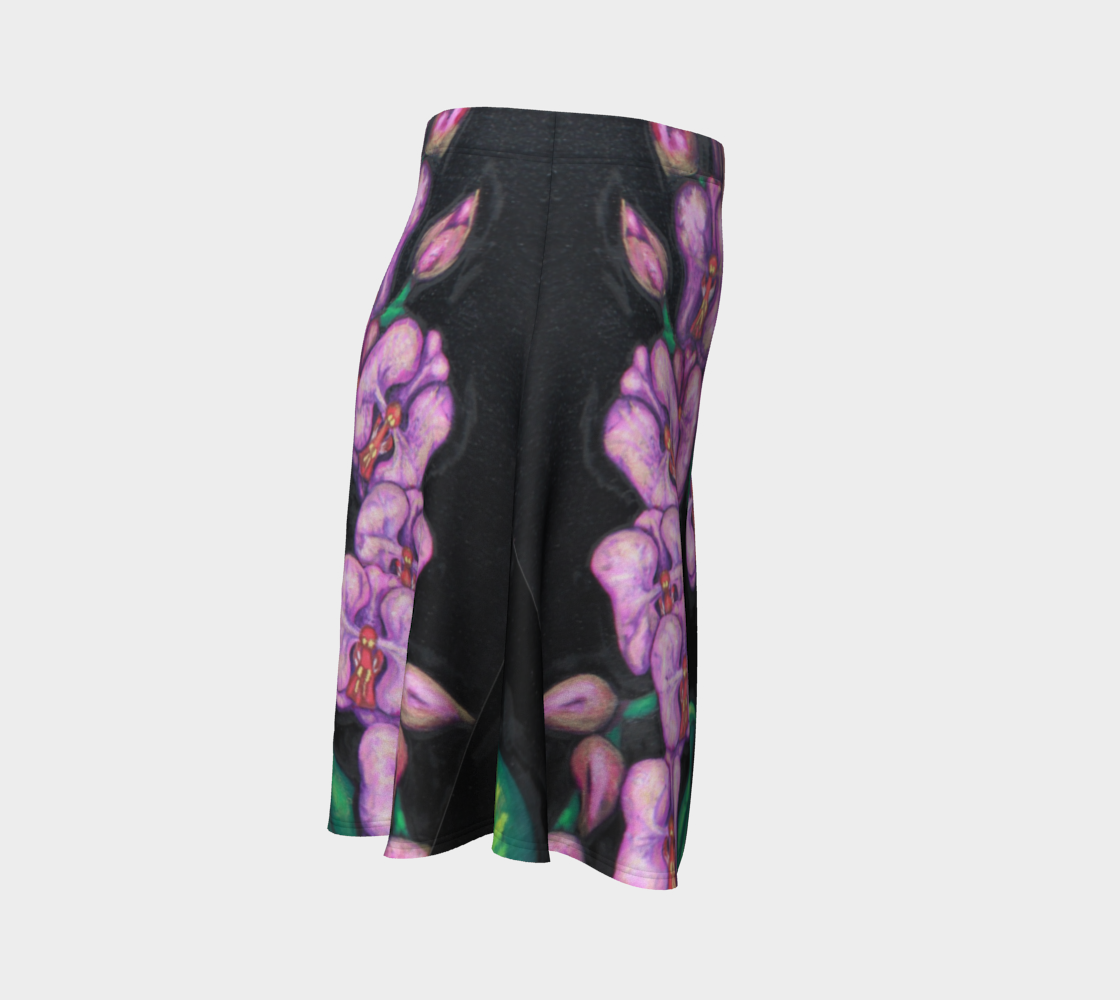 Flare Skirt Orchids