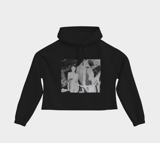 Cropped pullover hoodie Female Experience