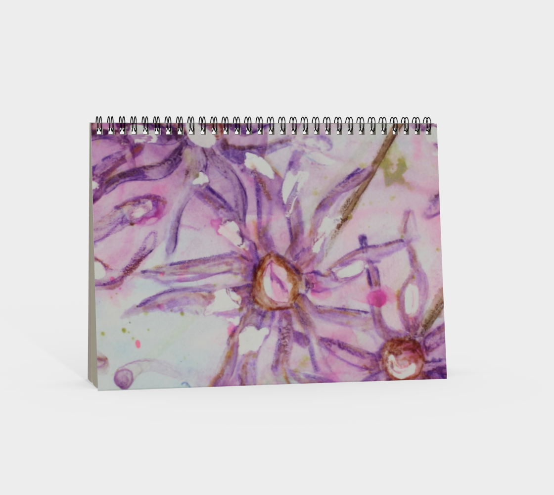 Spiral Notebook Aster Party