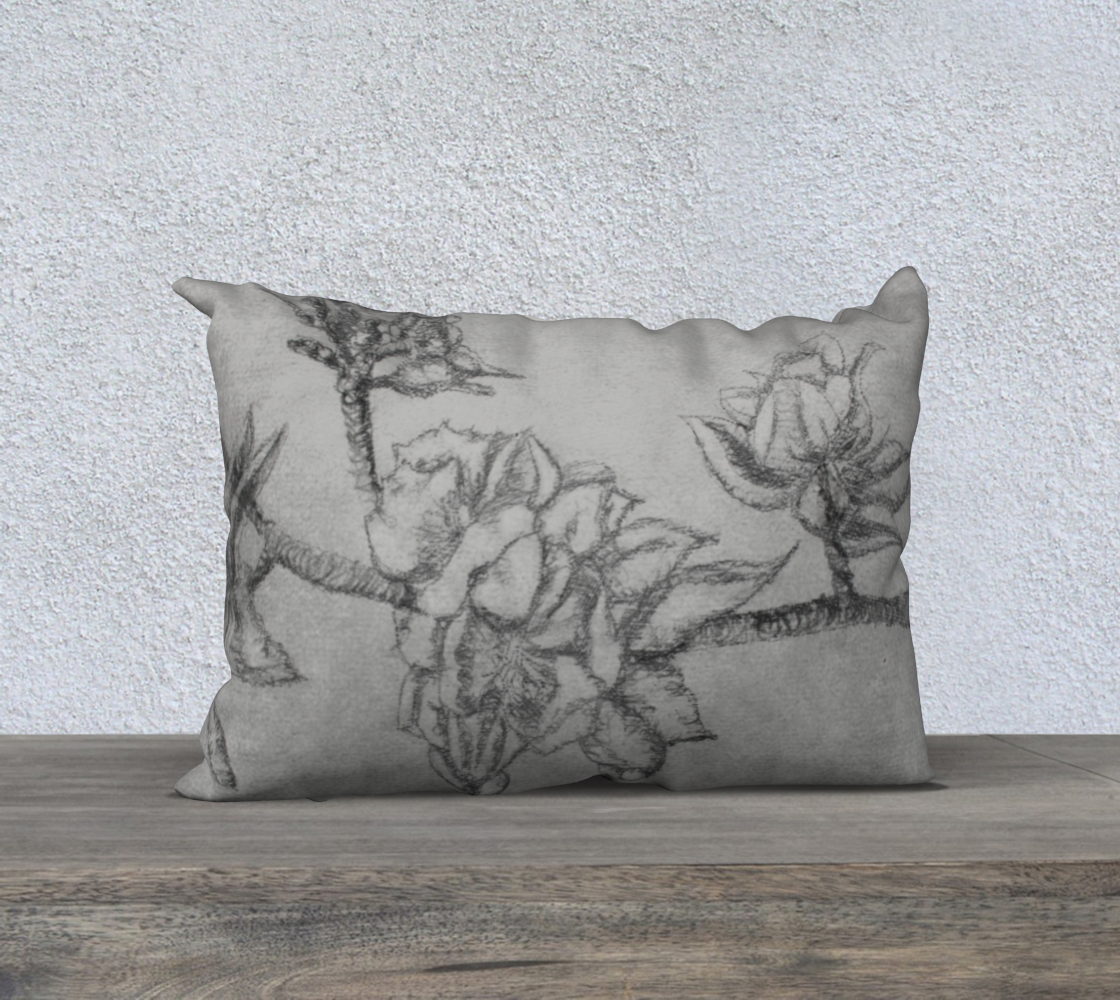 20" x 14" Pillow Case Apple Blossom