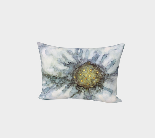 Bed Pillow Sham Plant Ink Flax Flower