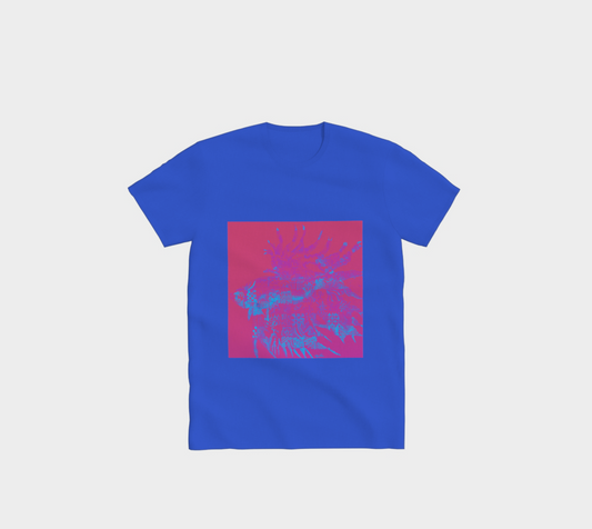 Comfort T-shirt Abstract Blue Beta Fish