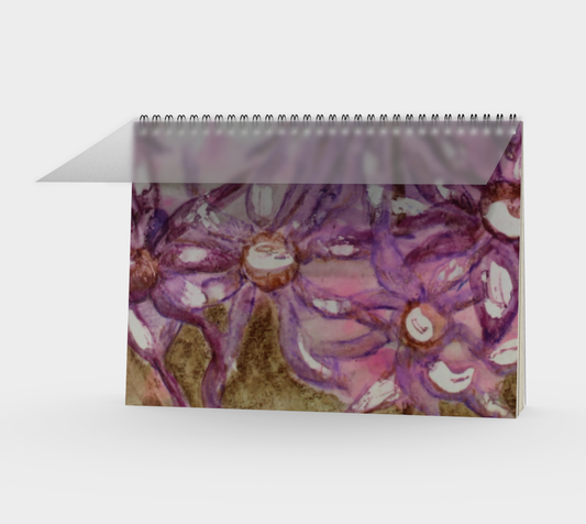 Spiral Notebook Aster Party