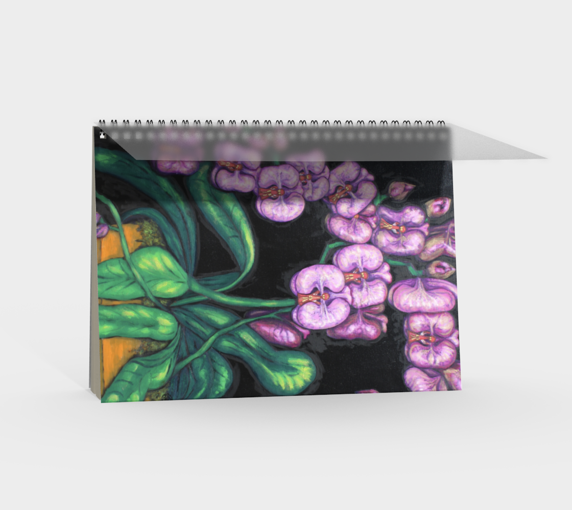 Spiral Notebook Orchids