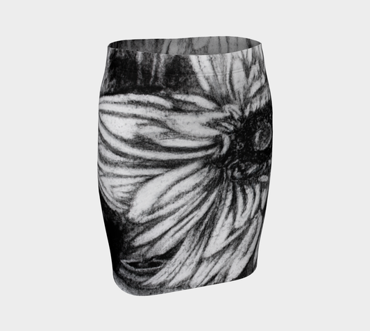 Fitted Skirt Dahlia flower