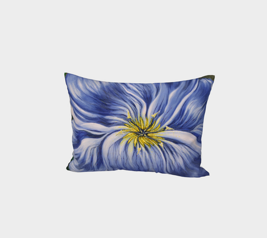 Bed Pillow Sham Flax Flower