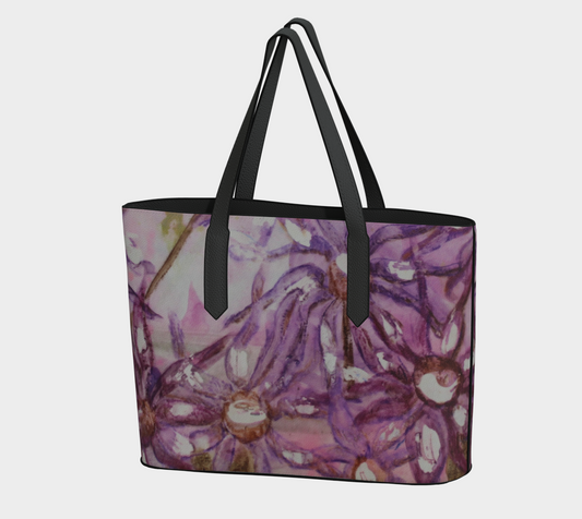 Vegan Leather Tote Bag Aster Party