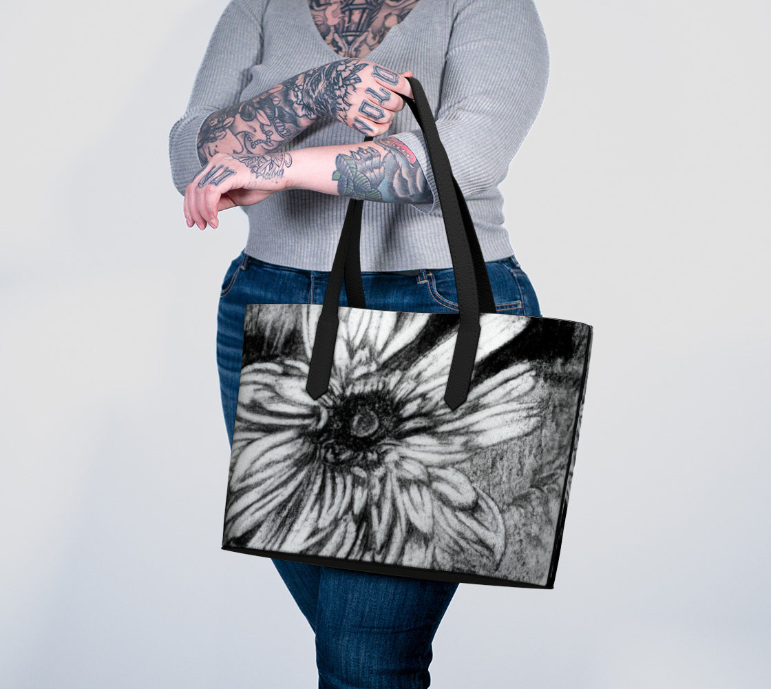 Vegan Leather Tote Bag Dahlia