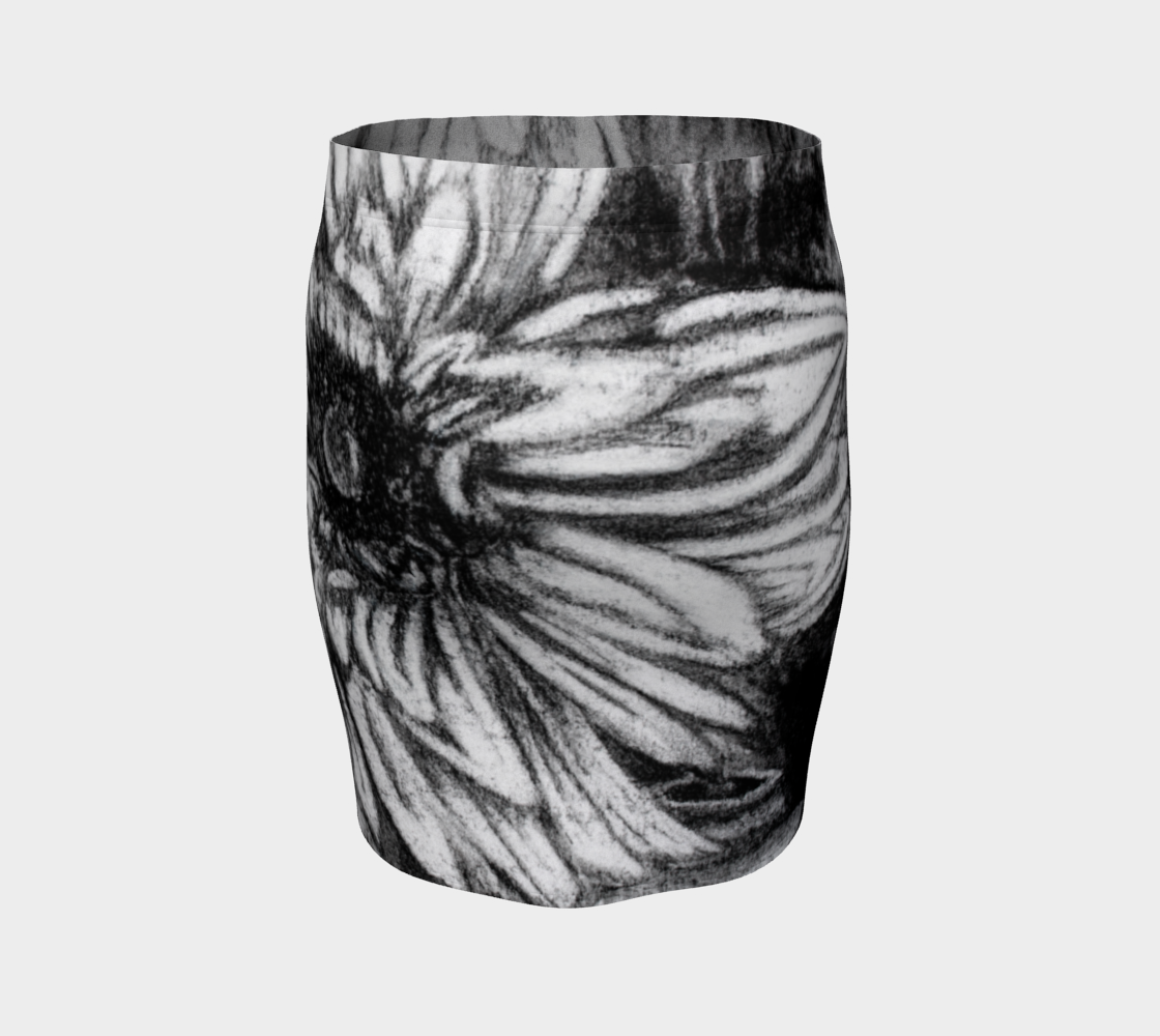 Fitted Skirt Dahlia flower