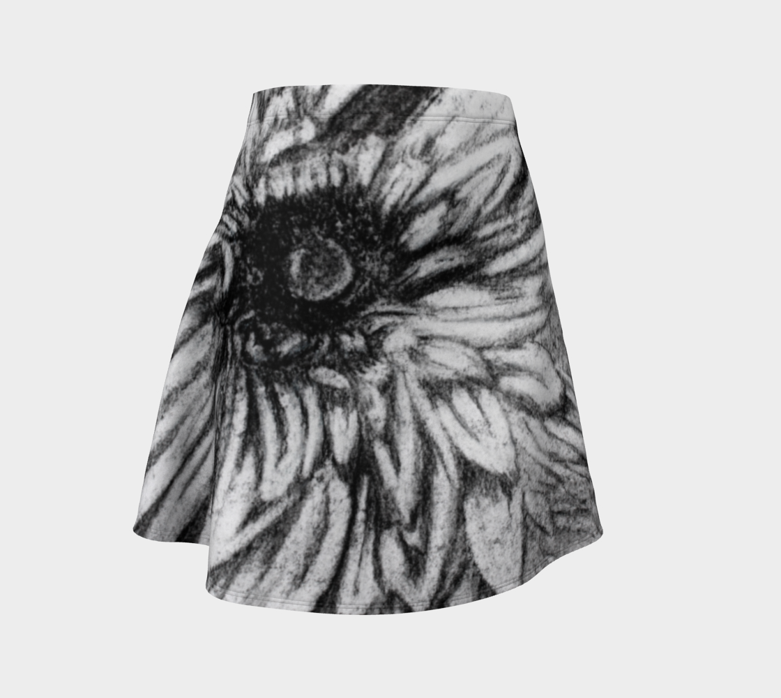 Flare Skirt Dahlia Flower