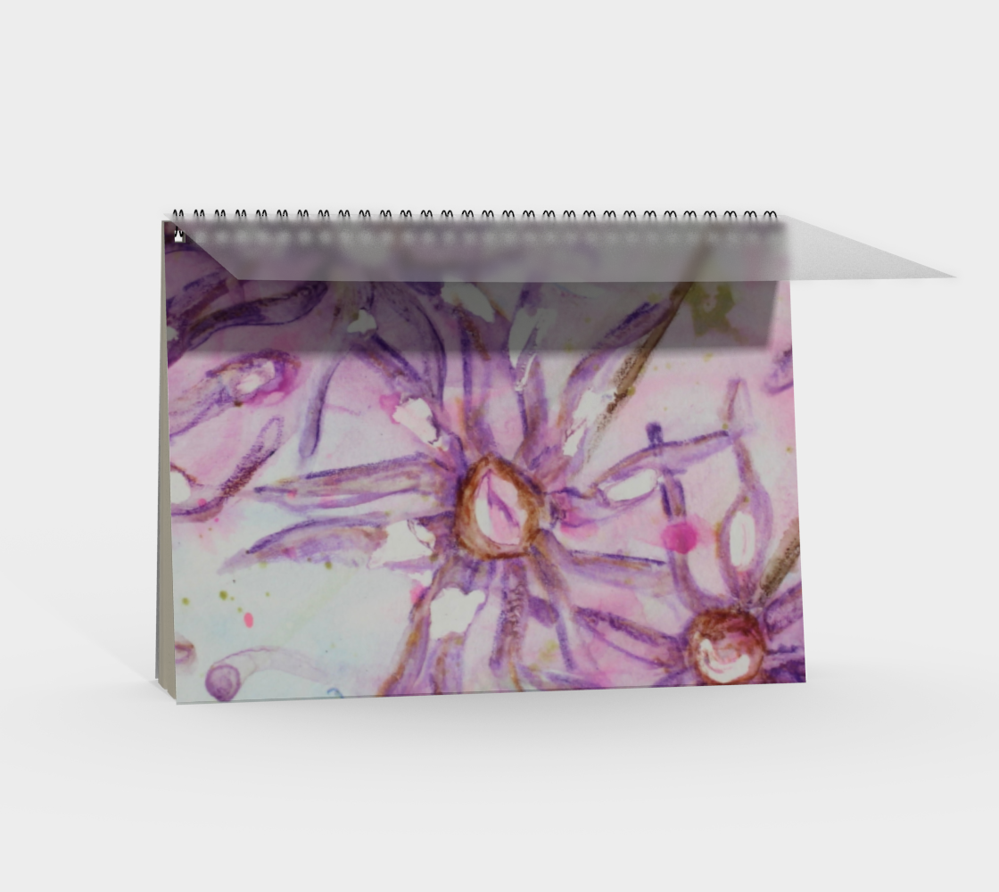 Spiral Notebook Aster Party