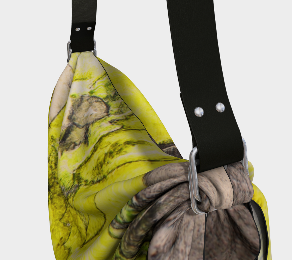 Origami Tote Yellow Cactus Grisaille