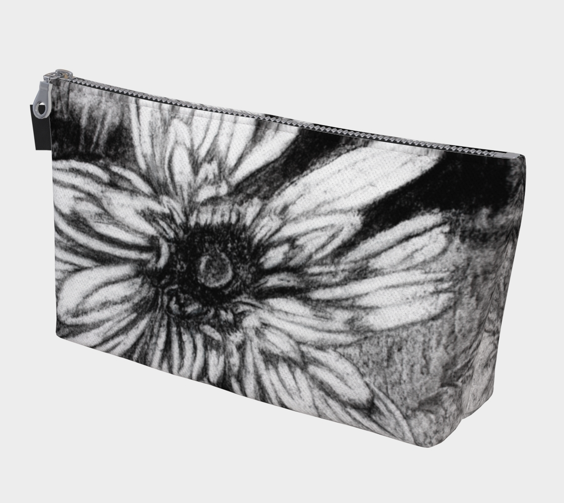 Makeup Bag Dahlia Flower