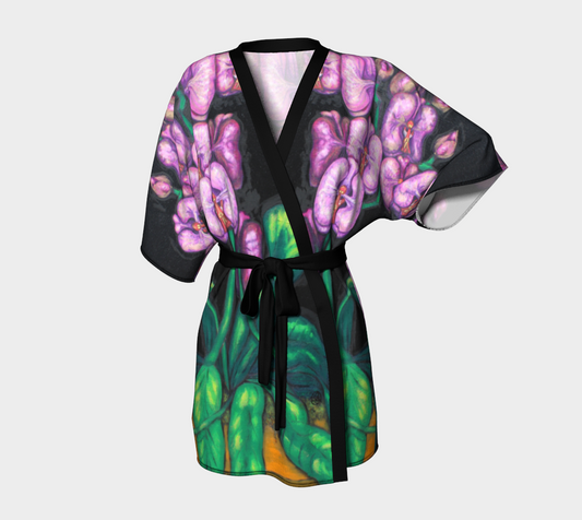 Kimono Robe Orchids