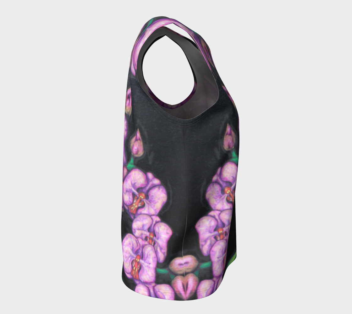 Loose Tank Top Orchids