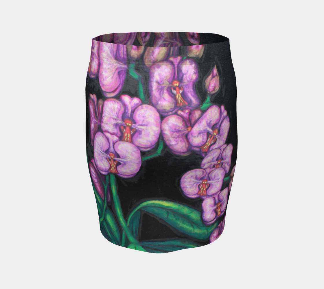 Fitted Skirt Orchids