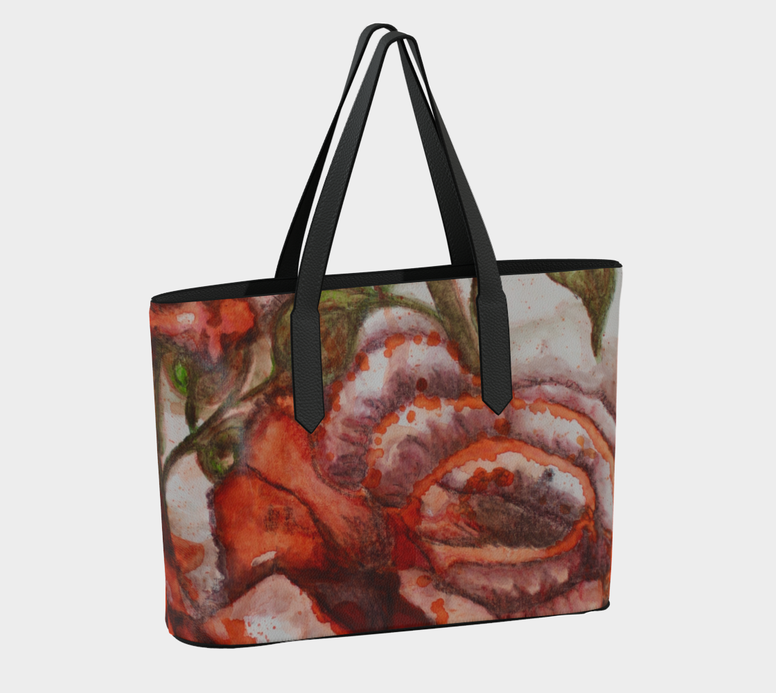 Vegan Leather Tote Bag That's The Way Love Goes 2