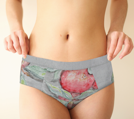 Cheeky Briefs Watercolor Apples