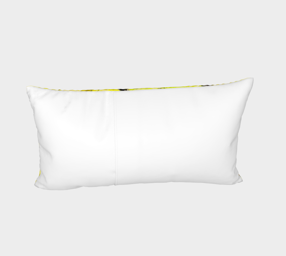 pillow Sham Yellow Cactus Grisaille