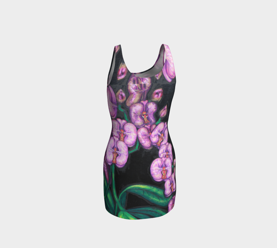 Bodycon Dress Orchids