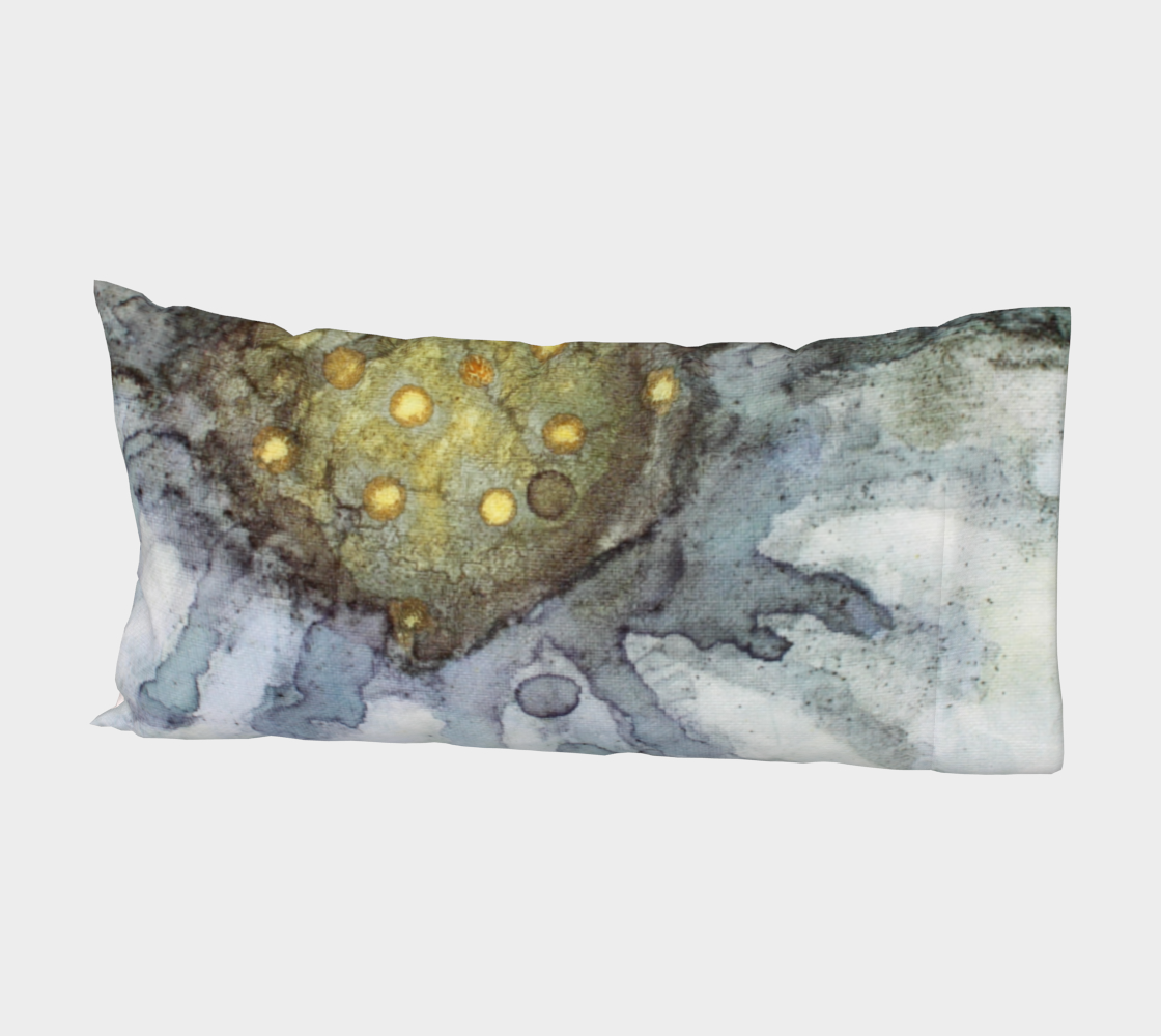 Bed Pillow Sleeve Plant Ink Flax Flower
